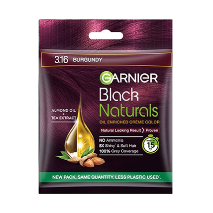 Garnier Hair Colour Black Naturals Burgundy